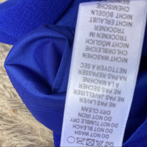 NWT 🏷 Adrianna Papell blue petite dress 10P - Picture 7 of 7